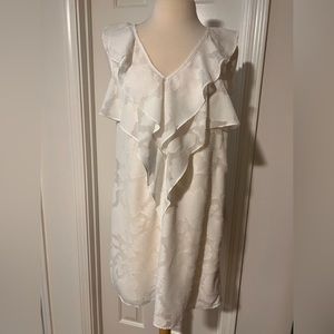BCBGeneration white dress. Size L So great for summer and sorority outings!